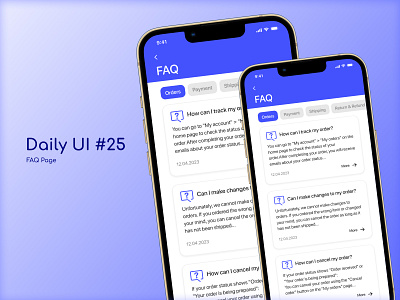 FAQ Page daily daily ui dailyui dailyuichallenge design faq ui