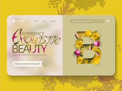 Flower Boutique animation beauty boutique branding dailyui design flower graphic design illustration motion graphics ui ui ux web web design webdesign website website design