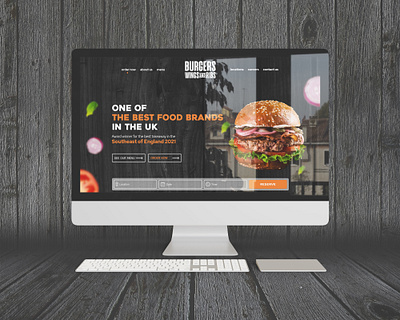 Burgers, Wings and Ribs - Web design adobe illustrator adobe photoshop fast food graphic design responsive restaurant ui ui design ux ux design web design website website design