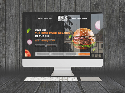 Burgers, Wings and Ribs - Web design adobe illustrator adobe photoshop fast food graphic design responsive restaurant ui ui design ux ux design web design website website design