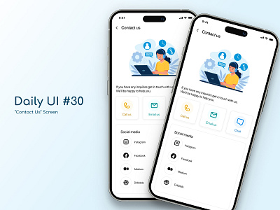 Contact Us app app design contact contact us daily daily ui dailyui dailyuichallenge design figma ui