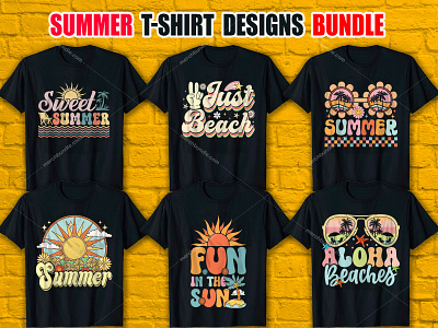 Summer T-Shirt Design Bundle bulk t shirt design clothing design custom t shirt custom t shirt design graphic t shirt design merch by amazon merch by amazon t shirt design merch design photoshop tshirt design shirt design summer t shirt summer t shirt design summer vector t shirt design t shirt design ideas t shirt design online trendy t shirt typography t shirt design vintage t shirt design