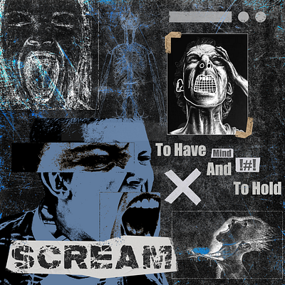 scream collage poster collage collageart design graphic graphic design graphicart graphics illustration photoshop poster posterdesign