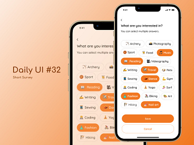 Short Survey app daily daily ui dailyui dailyuichallenge design figma short survey survey ui