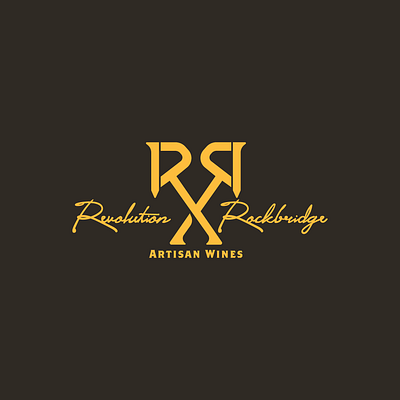 RxR - Revolution Rockbridge logo logo railroad wine winery