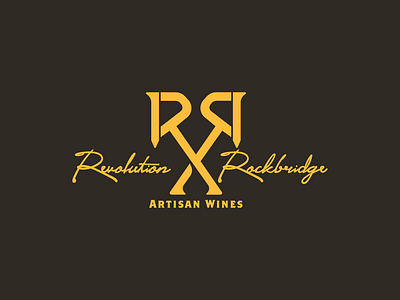 RxR - Revolution Rockbridge logo logo railroad wine winery