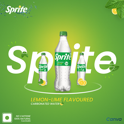 Sprite poster animation app branding canva design graphic design ui ux