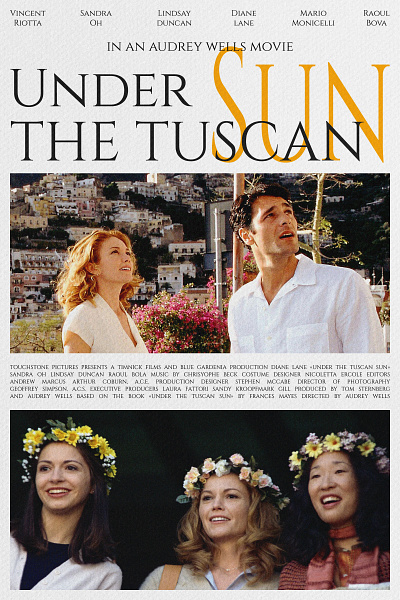 under the tuscan sun \ movie poster design figma graphic design illustrator movie photoshop poster typography