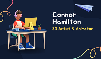 3D Business Card 3d animation branding graphic design