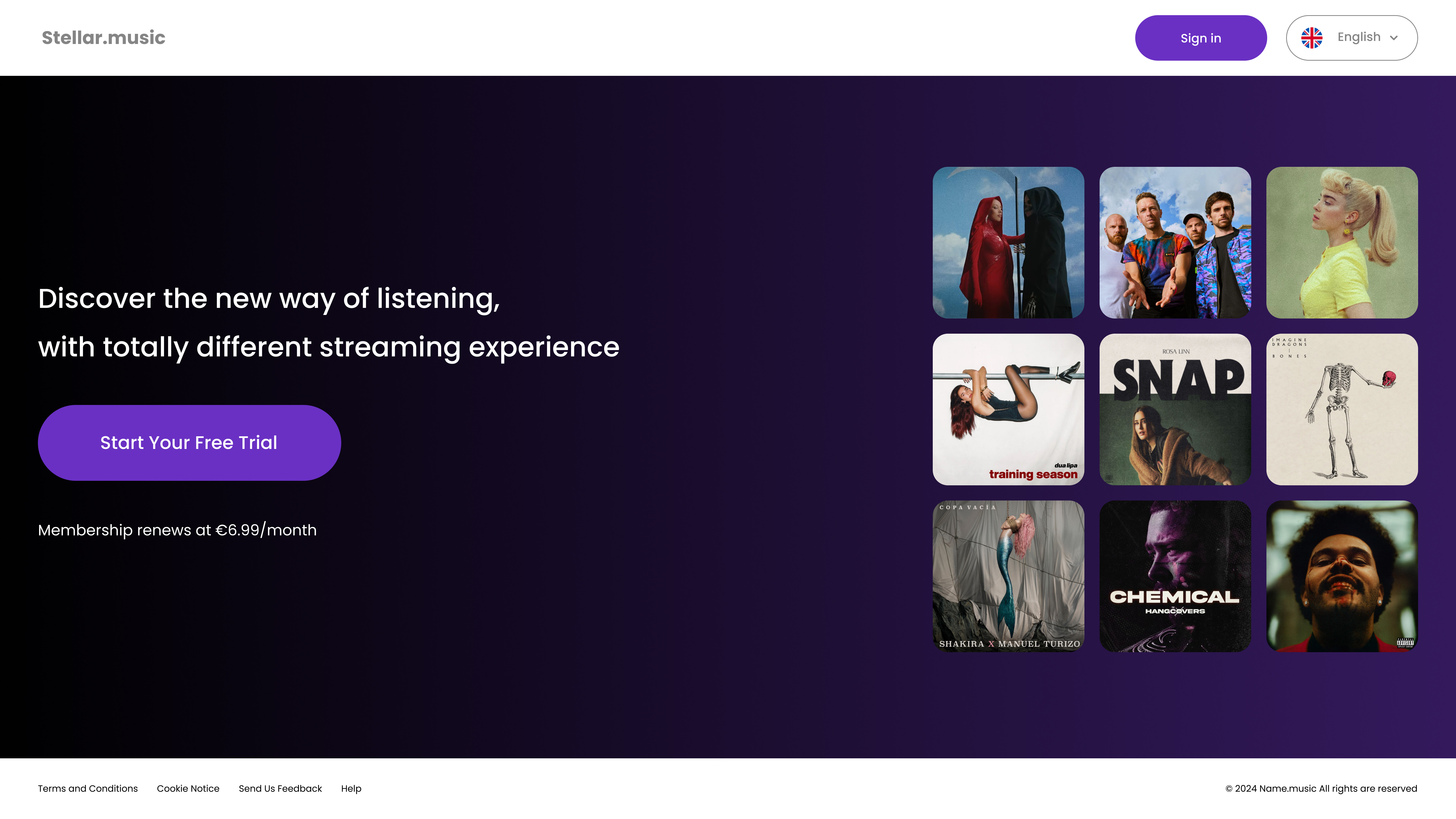 Music Streaming Platform app desktop ui music music streaming music streaming app play playlist pop product design songs spotify streaming streaming app ui uiux web design
