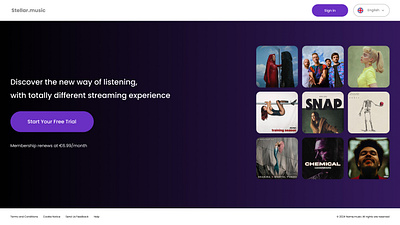 Music Streaming Platform app desktop ui music music streaming music streaming app play playlist pop product design songs spotify streaming streaming app ui uiux web design