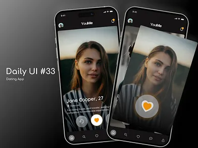 Dating App daily daily ui dailyui dailyuichallenge dating dating app design figma ui