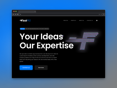 FastPRJ - Your Ideas Our Expertise branding design minimal ui website