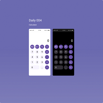 Daily UI - 004 design ui