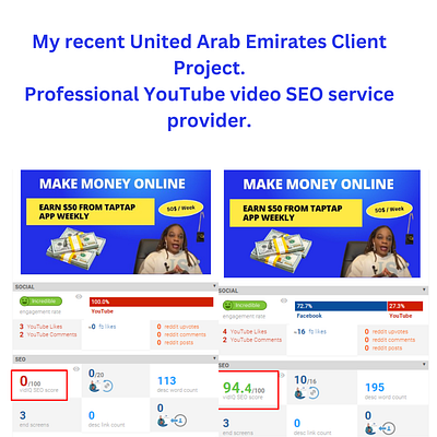 My Recent United Arab Emirates Client Project seo youtube expert youtube marketing youtube seo youtube video youtube video seo expert