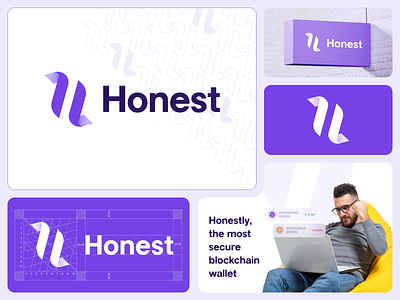 Honest - Blockchain Wallet Mobile App Branding 💰 app banner blockchain branding crypto design graphic design logo mobile mockup nft orely tokens ui ux wallet web3