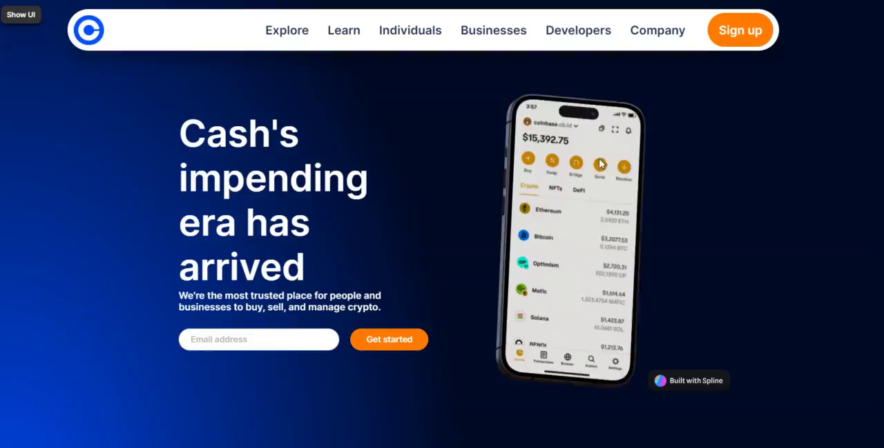 Example of UI UX Design Service