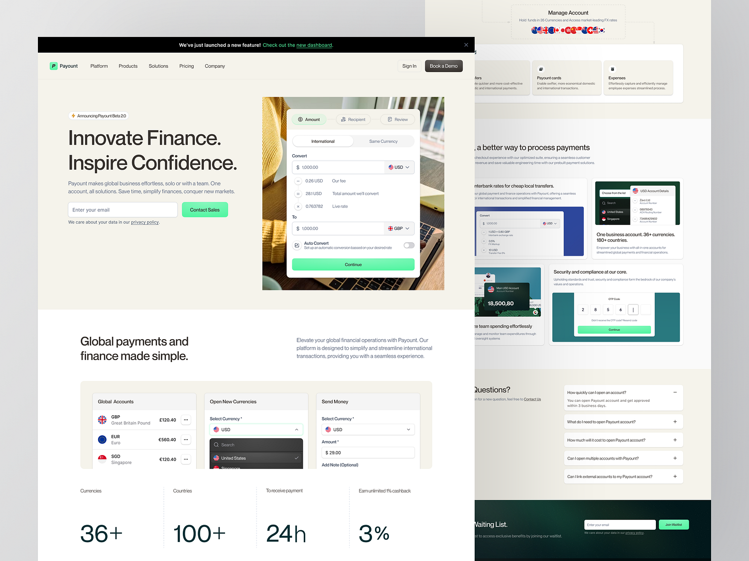 Global Payments Landing Pages by Rohmad Khoirudin for Odama on Dribbble