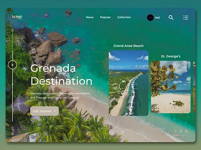 Grenada Web Design 3d animation app appdesign branding design graphic design illustration logo motion graphics ui uidesign ux uxdesign