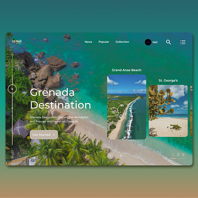 Grenada Web Design 3d animation app appdesign branding design graphic design illustration logo motion graphics ui uidesign ux uxdesign