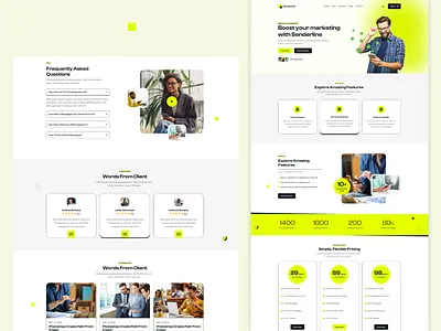 Agency Creative Agency Template 3d agency clean design figma ui ux
