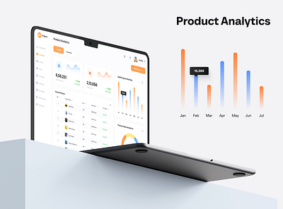 E-Commerce Product Analytics Dashboard analytics branding dashboard dashboard design dashboard ui design ecommerce logo modern ui product product analytics product manage ui uiux