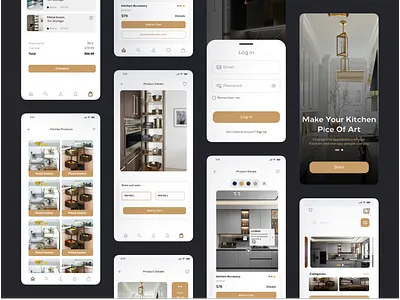 Kitcheno- Mobile App ui