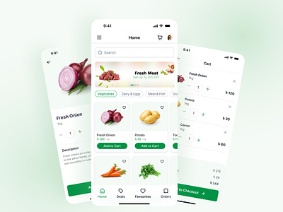Groceries Mobile App concept redesign