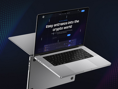 Crypto Landing Page buy sell crypto crypto exchange crypto landing page crypto ui cryptocurrency cryptocurrency landing page dark exchange graphic design homepage landing page page ui uiux web web3 ui webiste design website