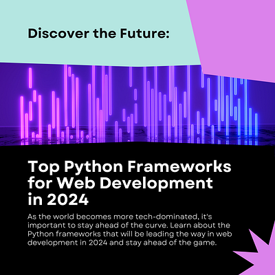 Python Frameworks for Web Development In 2024 blockchain custom software development illustration mobile app development shopify development