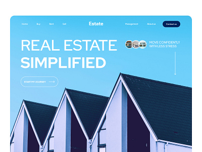 Real Estate Landing Page app apps branding dashboard estate home hotel illustration landing page real estate ui ux