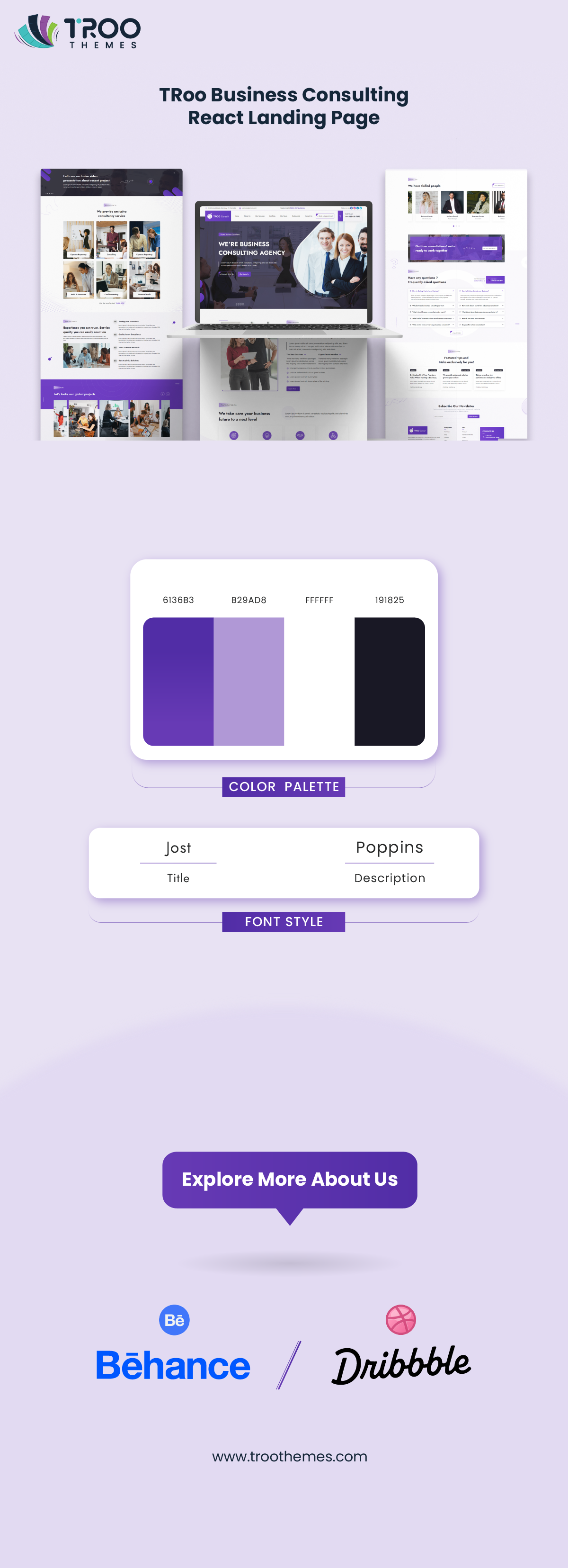 React landing page for Consulting business consulting landing page react landing apge reactjs ui design ux design