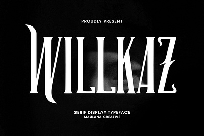 Willkaz Serif Display Decorative Typeface Font animation awesome fonts branding design font fonts graphic design illustration logo maulana creative nostalgic serif serif font serif fonts ui