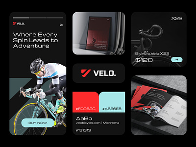 Velo - Branding bicycles brand identity branding branding design design ecommerce identity logo logo brand logo design ride