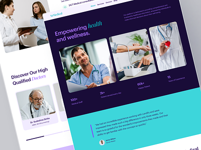 Medical & Healthcare Website Design branding design doctor healthcare medical medicine ui web web template website
