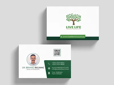Professional Business card business card graphic design minimal design