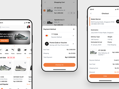Ecommerce Sport App app clean e commerce ecommerce minimal mobile mobile app shoes sport store