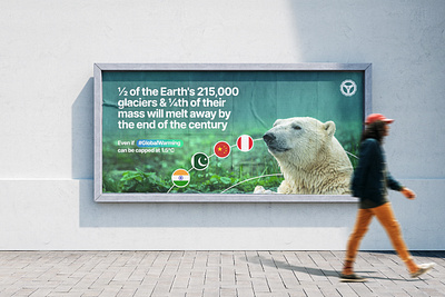 Global warming infographic banner design for WheelCoin web3 m2e banner banner design brand design branding colourful design flags global warming graphic design green infographic mobility polar bear post post design poster poster design social media sustainability web3