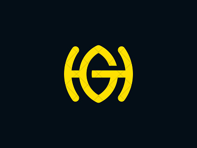GH logo branding design gh gh logo gh monogram graphic design hg hg logo hg monogram icon identity illustration lettermark logo logo design logos logotype monogram typography vector