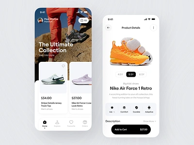 E-commerce Mobile App app design clean design e commerce e commerce app ecommerce ecommerce app ecommerce design mobile mobile app online store orix shop shopify store ui