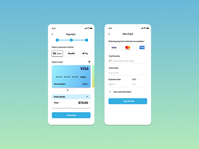 Daily UI #002 - Credit Card Checkout daily ui design figma ui ux