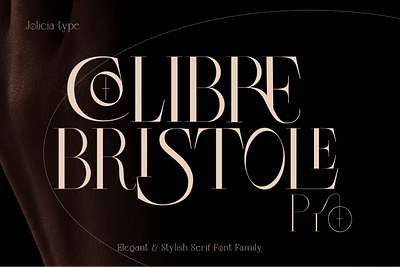 Colibre Bristole Pro | Serif Font | Free To Try Font branding full family ligature font logo
