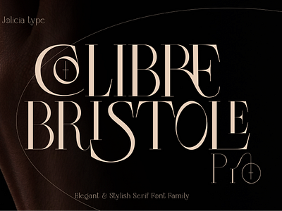 Colibre Bristole Pro | Serif Font | Free To Try Font branding full family ligature font logo