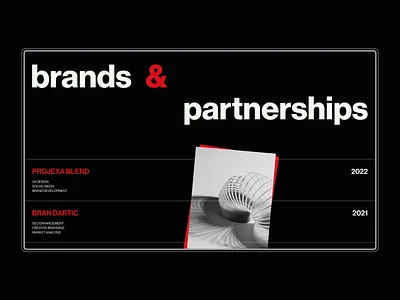 Brands & Partnerships agency button desktop digital digital marketing element grid interface landing page marketing marketing agency service typography ui ui design uiux design ux ux design website wow