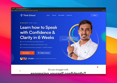 Think School Website Redesign product design redesign ui ui design ux ux design website website redesign