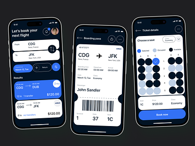 Flight Booking Mobile App android app app interface application application ui booking design ios mobile ui user interface ux