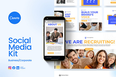 Social Media Kit Posts and Banners canva instagram canva instagram post canva template facebook cover instagram canva instagram carousel instagram post instagram post canva instagram post template instagram template linkedin banner linkedin header linkedin template small business instagram