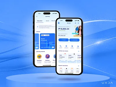 Building a New Investment Experience for over 90M Users badges banking blocks cx dashboard digital experience finance fintech gamification ilustrations investing ios learning navbar philippines ui user experience user interface ux ux design
