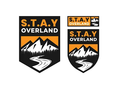 Overland Logo Design adventure logo outdoor overland