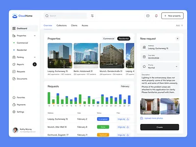 Property Management Web App design web web ui web ui design